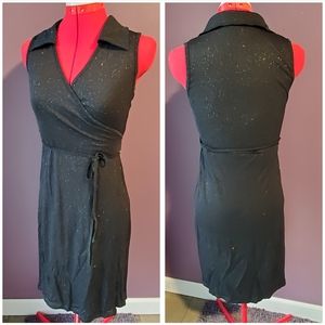 Sparkly wrap dress